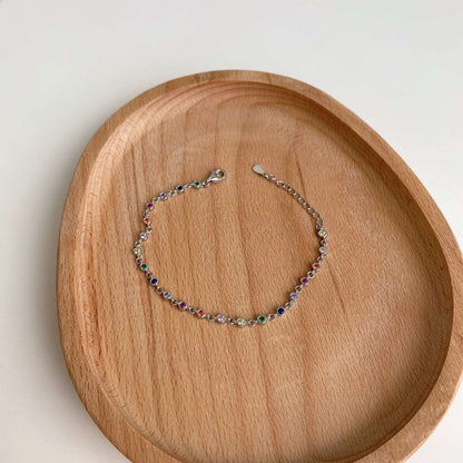 [Windsor Jewelry]Colorful Bead Array Bracelet