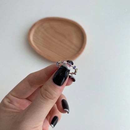 [Windsor Jewelry]Unique Trapezoid Cut Daily Ring