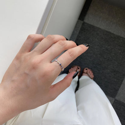 [Windsor Jewelry]Unique Trapezoid Cut Daily Ring