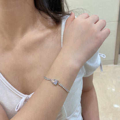 [Windsor Jewelry]Dazzling Unique Multi Shape Lover Bracelet
