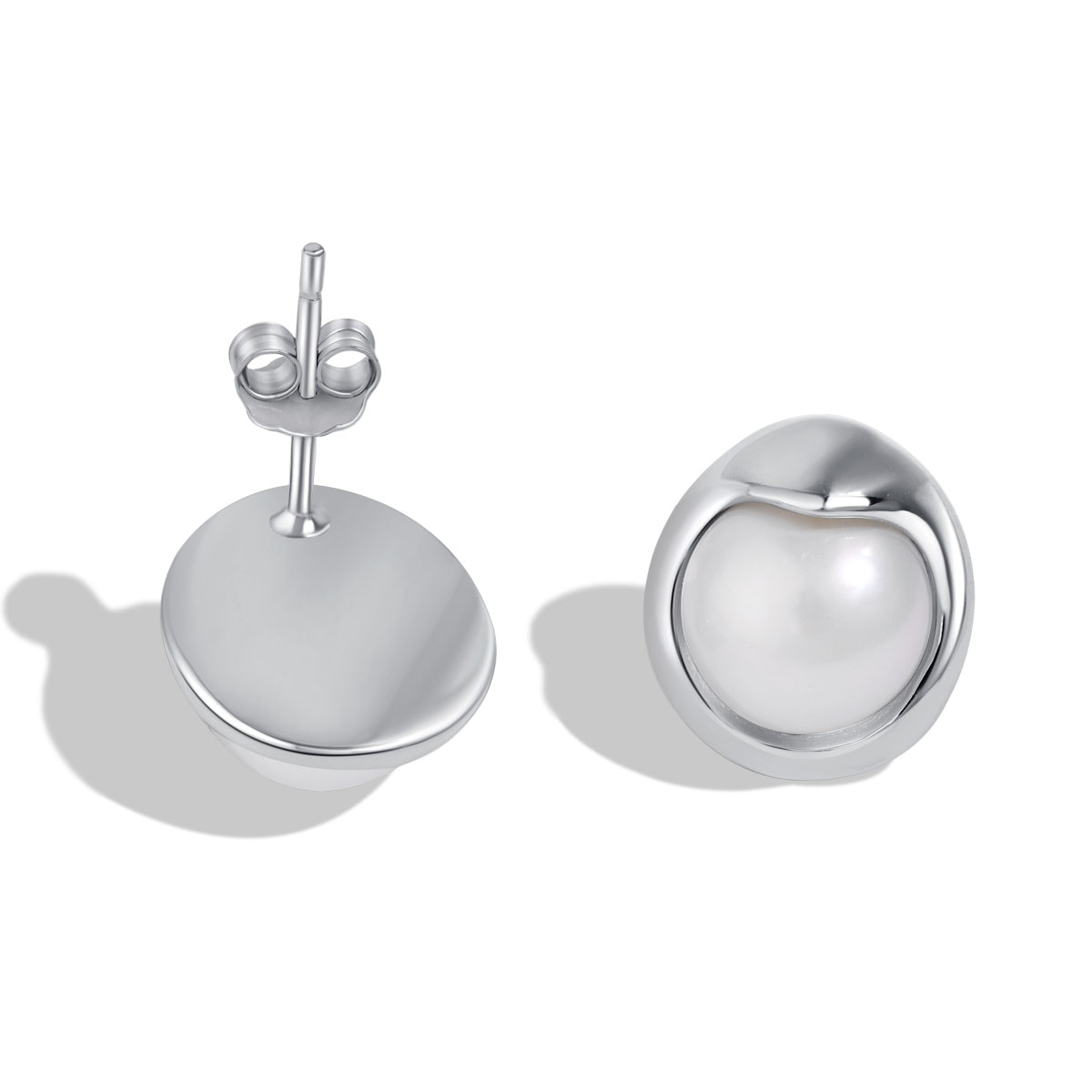 [Windsor Jewelry]Dainty Bread Pearl Earrings