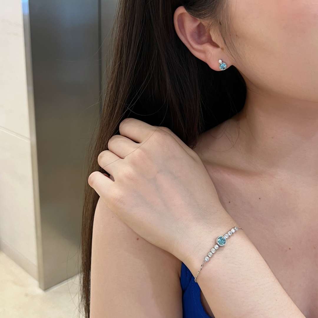[Windsor Jewelry]Luxurious Heart Of The Ocean Bracelet