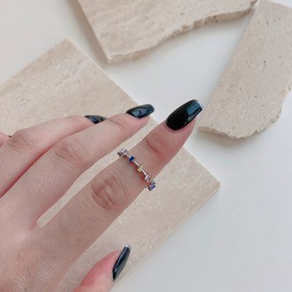[Windsor Jewelry]Unique Trapezoid Cut Daily Ring