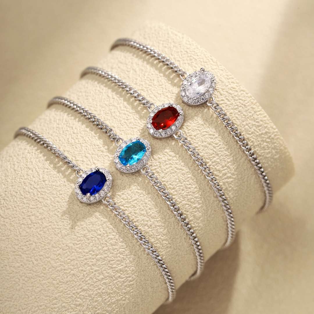 [Windsor Jewelry]Exquisite Oval Shape Bracelet