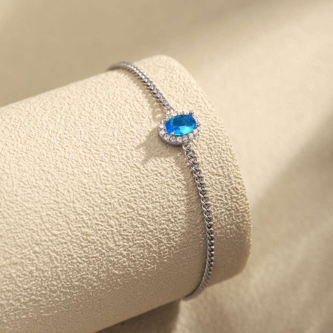 [Windsor Jewelry]Exquisite Oval Shape Bracelet