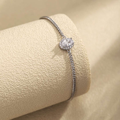 [Windsor Jewelry]Exquisite Oval Shape Bracelet