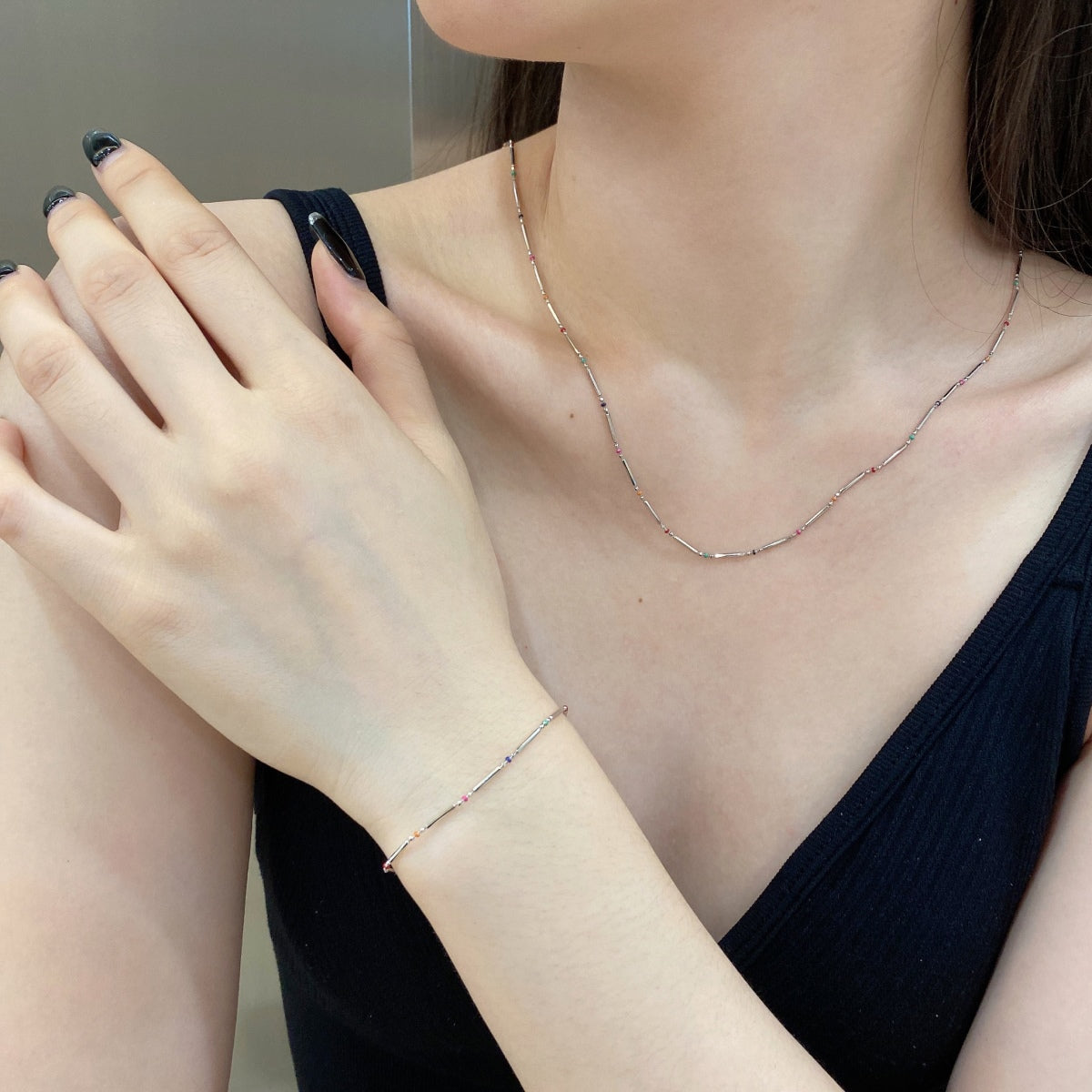 [Windsor Jewelry]Unique Colorful Daily Bracelet
