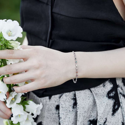 [Windsor Jewelry]Colorful Bead Array Bracelet