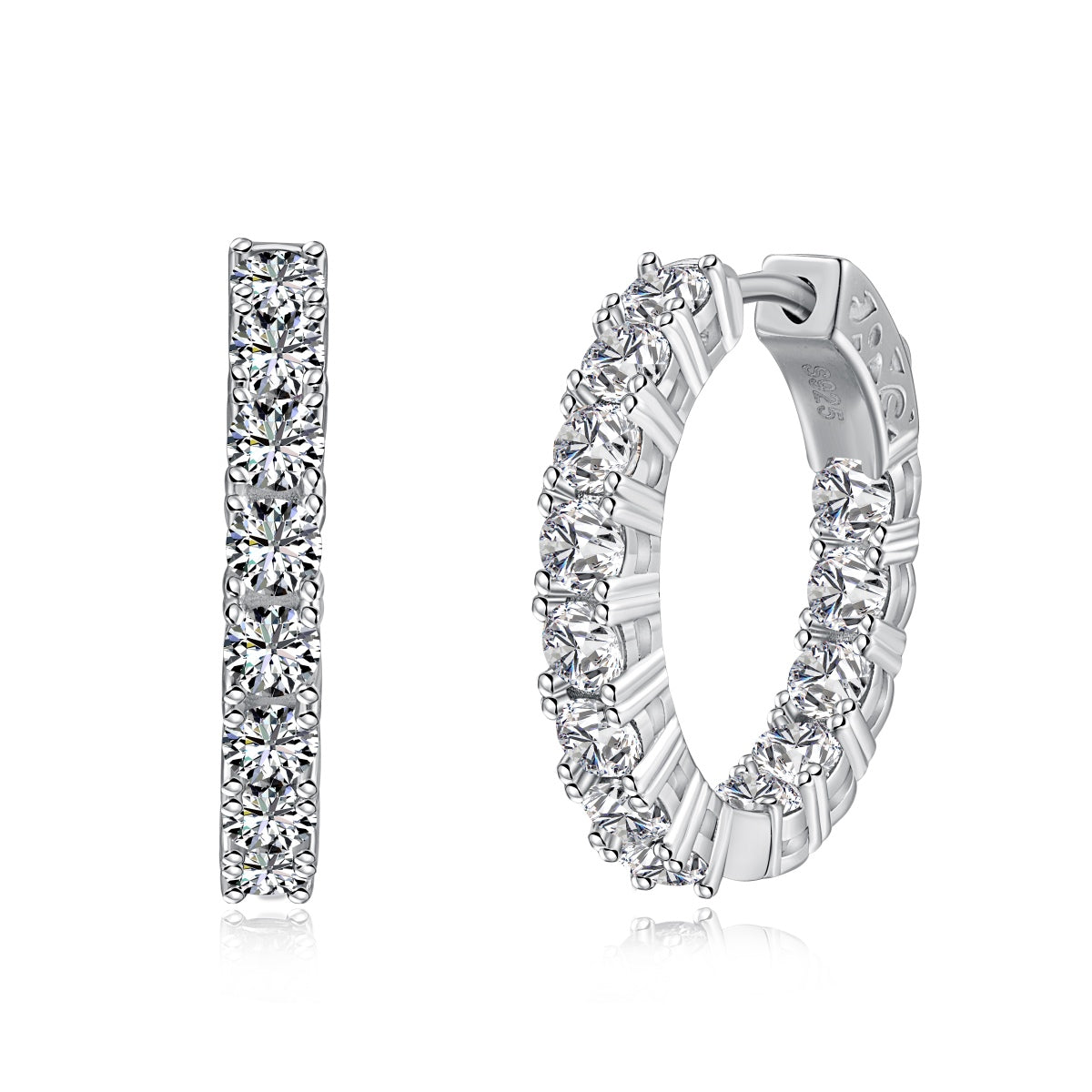 [Windsor Jewelry]Unique Round Cut Daily Earrings