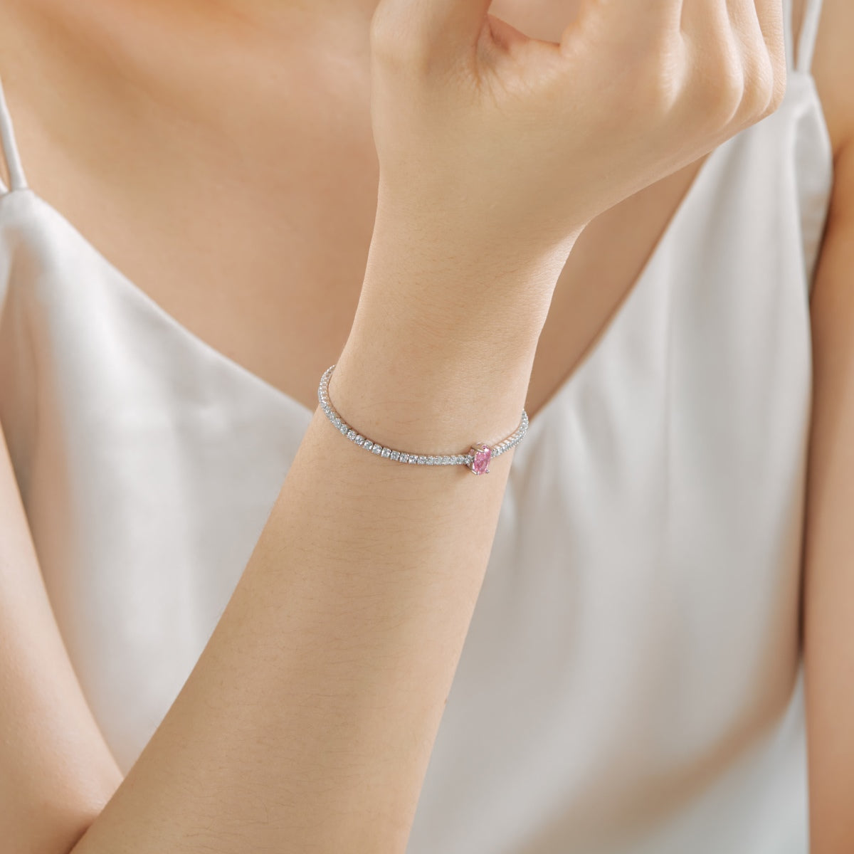 [Windsor Jewelry]0.75 Carat Exquisite Oval Cut Daily Bracelet