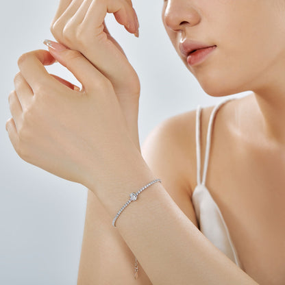 [Windsor Jewelry]0.75 Carat Exquisite Oval Cut Daily Bracelet