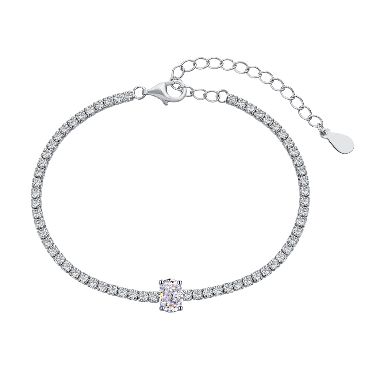 [Windsor Jewelry]0.75 Carat Exquisite Oval Cut Daily Bracelet