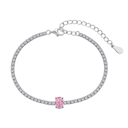 [Windsor Jewelry]0.75 Carat Exquisite Oval Cut Daily Bracelet