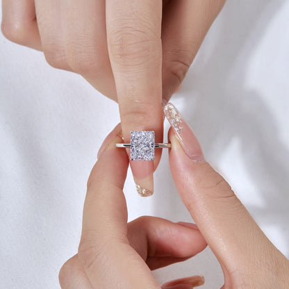 [Windsor Jewelry]4.0 Carat Ornate Enchanting Radiand Cut Banquet Ring