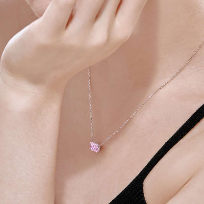 [Windsor Jewelry]Luxurious Square Shape Colorful Necalack