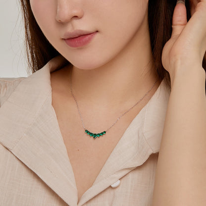 [Windsor Jewelry]Dainty Colorful Heart Necklace
