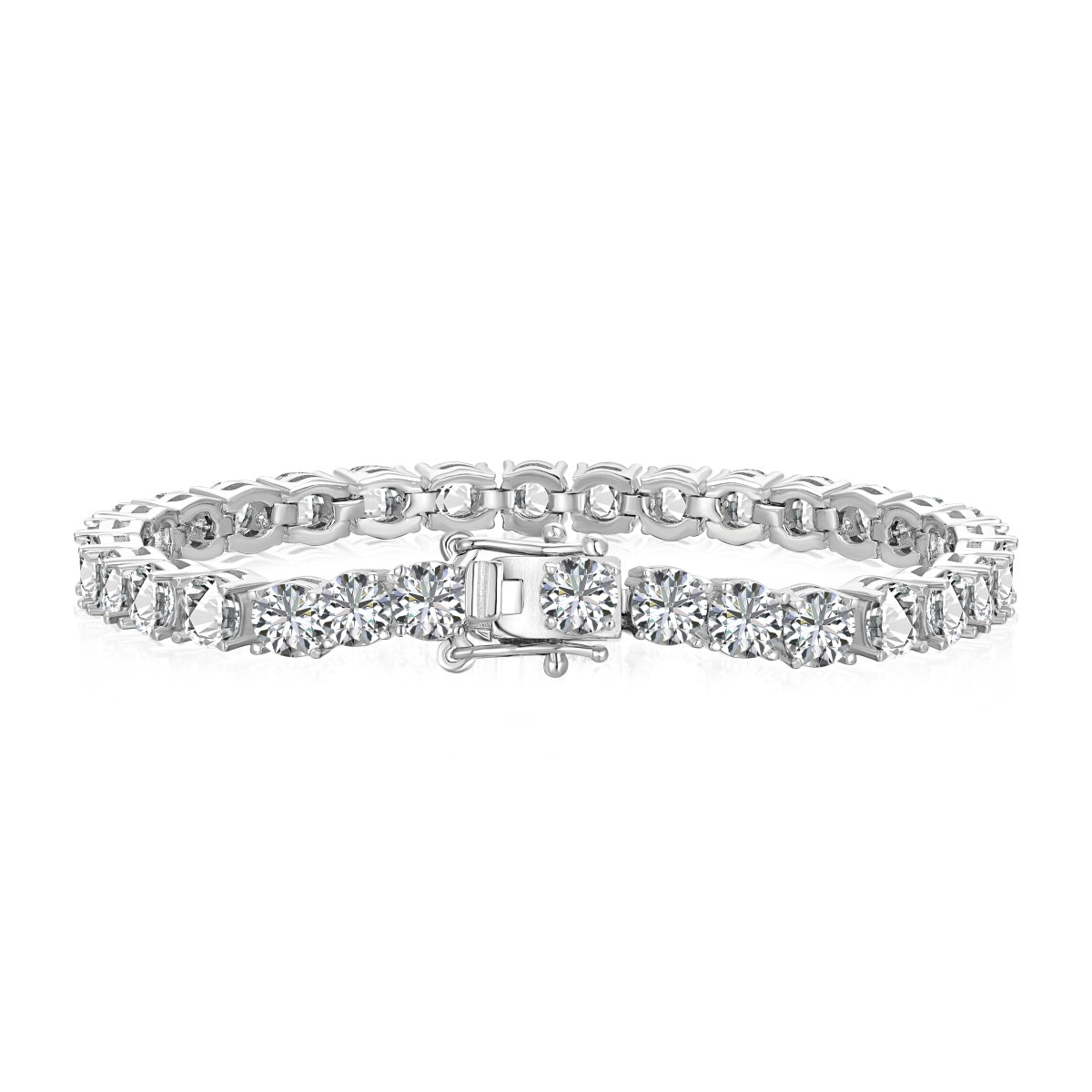 [Windsor Jewelry]Ornate Sparkling Round Cut Wedding Bracelet