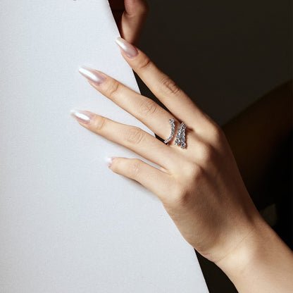 [Windsor Jewelry]Unique Vivid Snake Shape Daily Ring