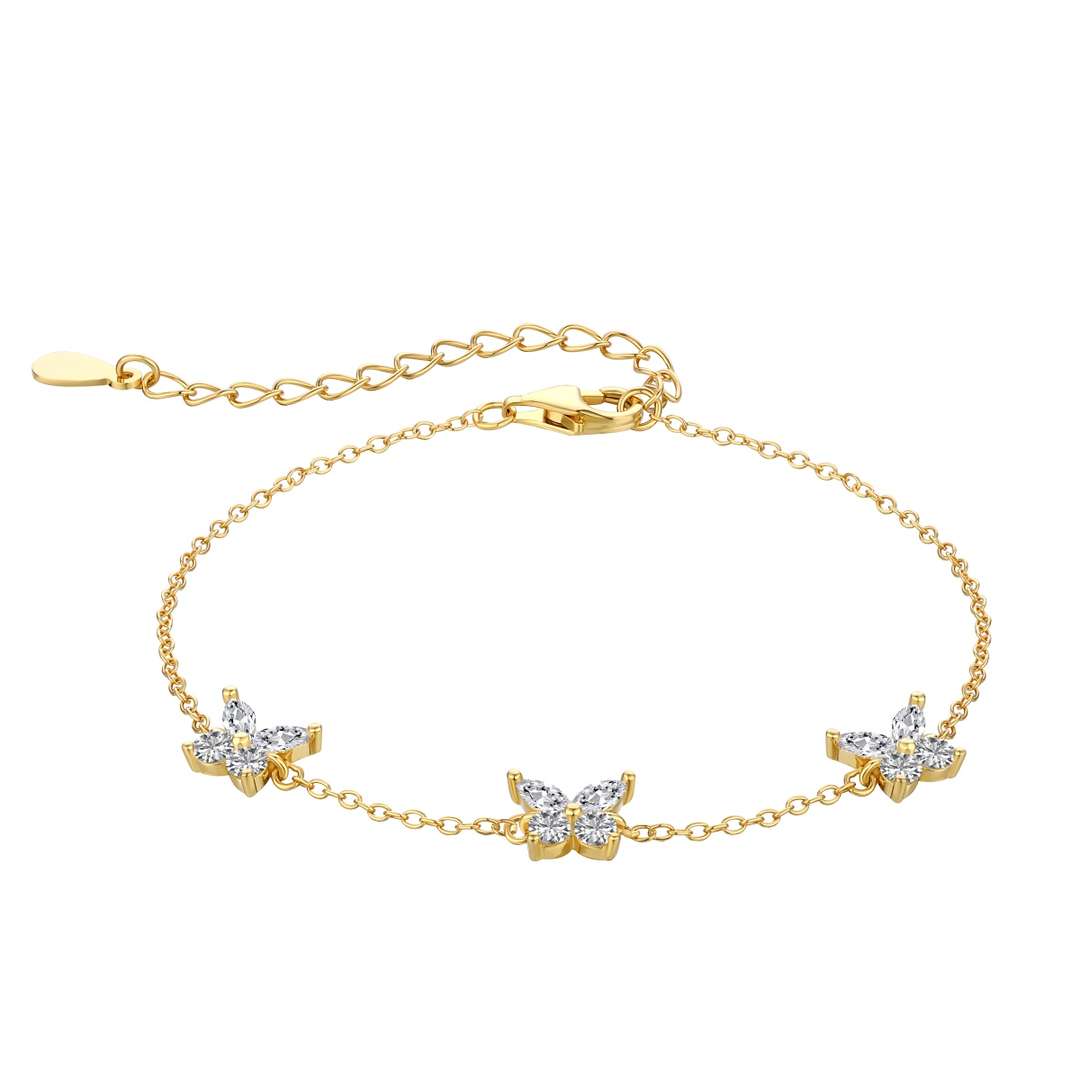 [Windsor Jewelry]Radiant Butterfly Shape Necklace