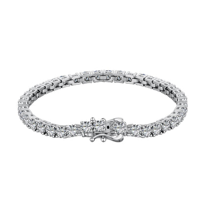 [Windsor Jewelry]Luxurious Ornate Round Cut Tennis Bracelet