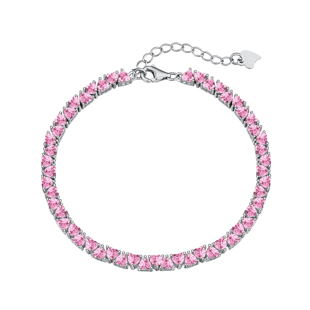 [Windsor Jewelry]Dazzling Romantic Heart Shape Lover Bracelet