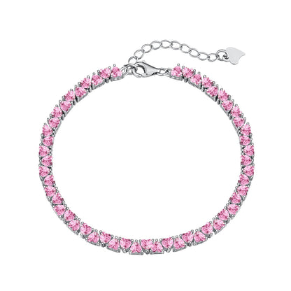 [Windsor Jewelry]Dazzling Romantic Heart Shape Lover Bracelet