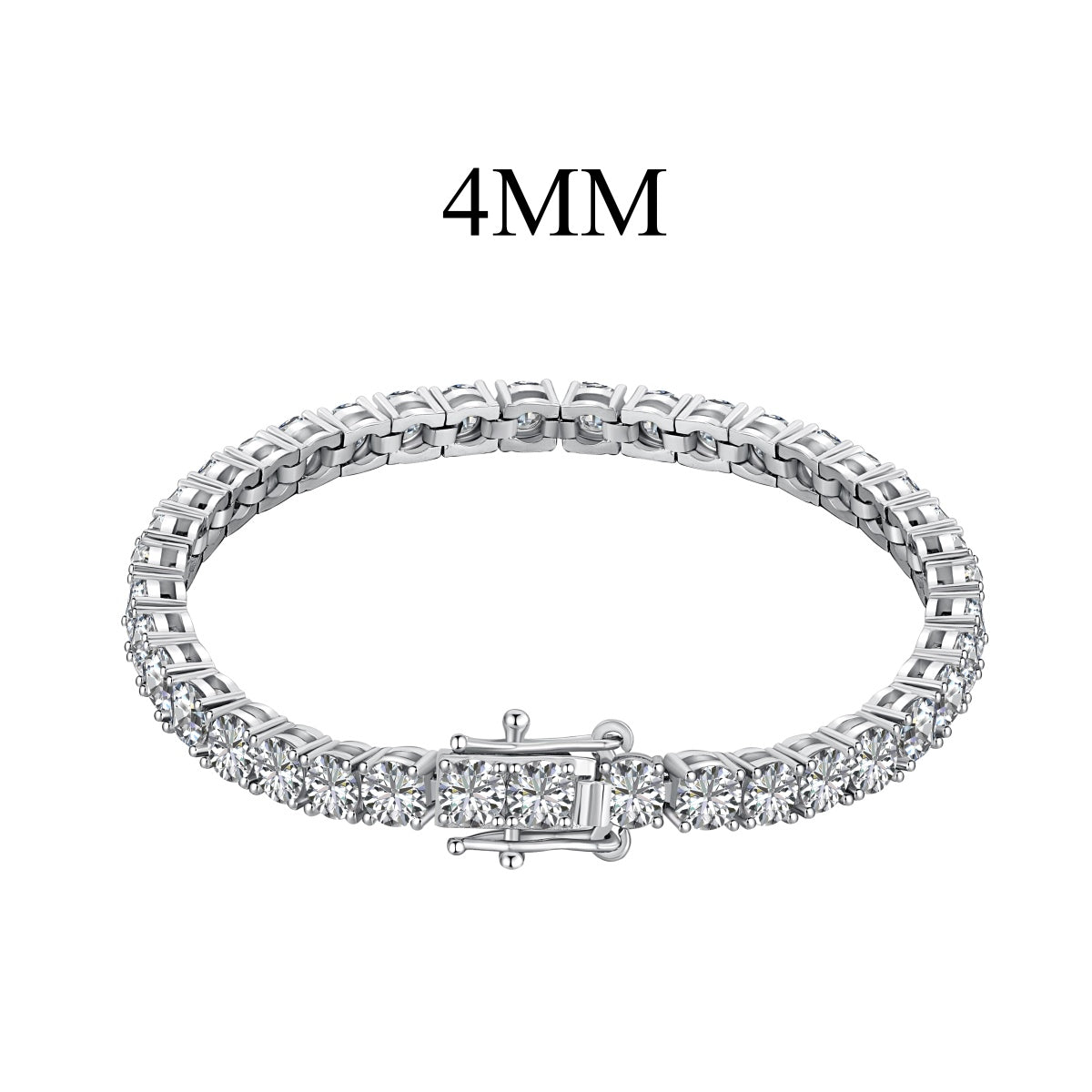 [Windsor Jewelry]Radiant Colorful Round Cut Party Bracelet