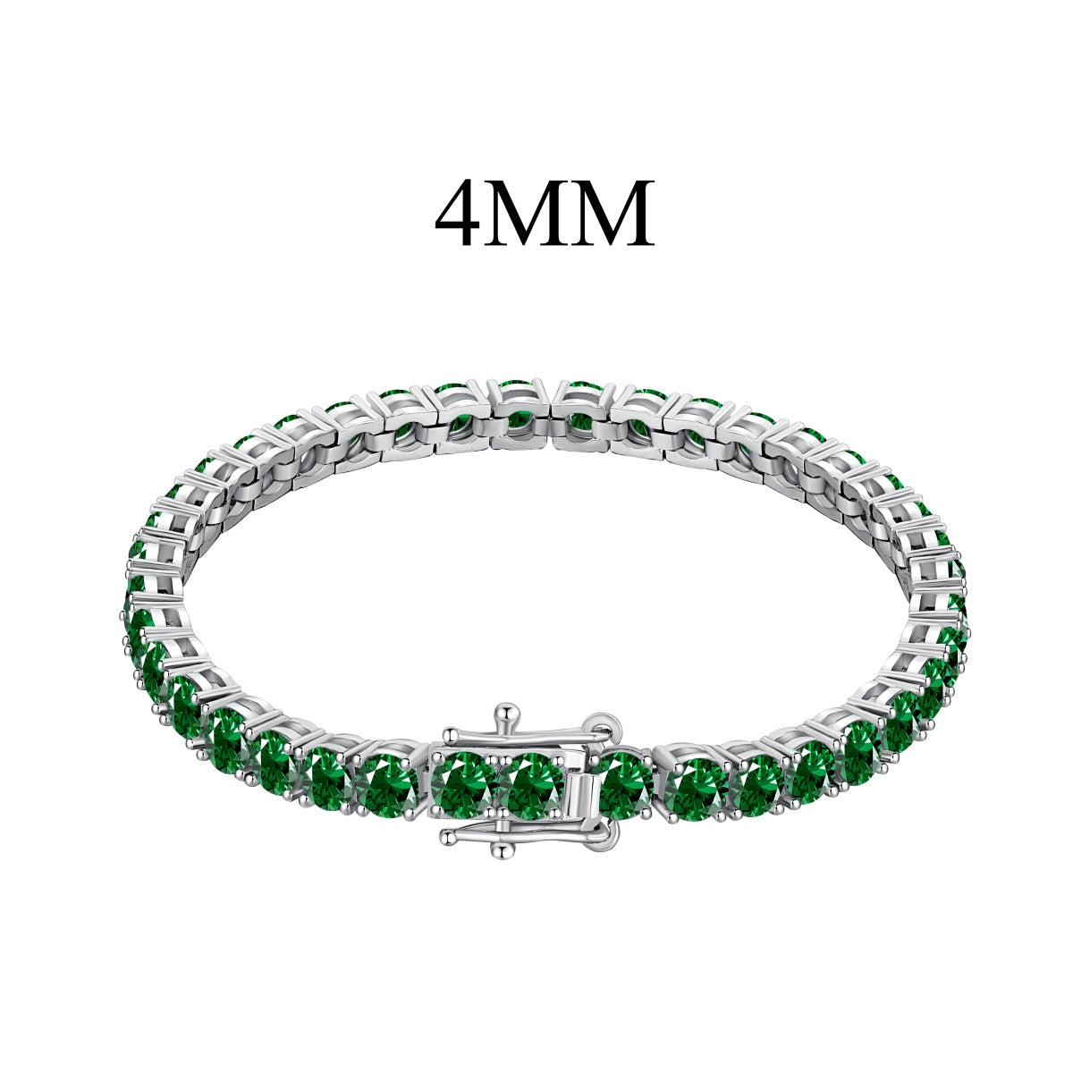 [Windsor Jewelry]Radiant Colorful Round Cut Party Bracelet