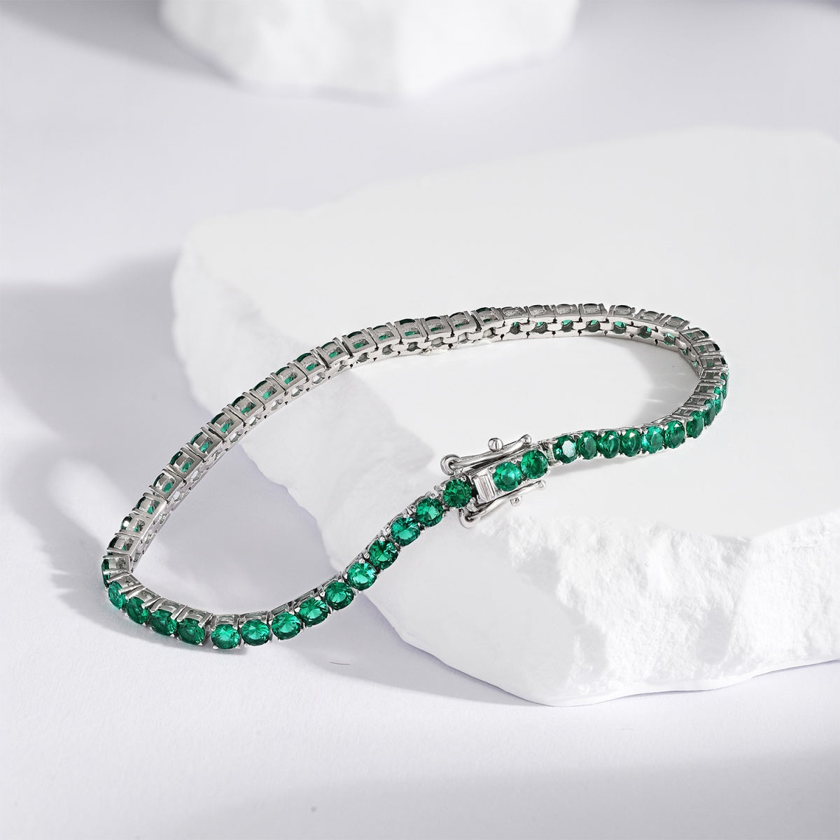 [Windsor Jewelry]Radiant Colorful Round Cut Party Bracelet