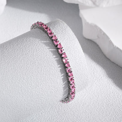 [Windsor Jewelry]Dazzling Romantic Heart Shape Lover Bracelet