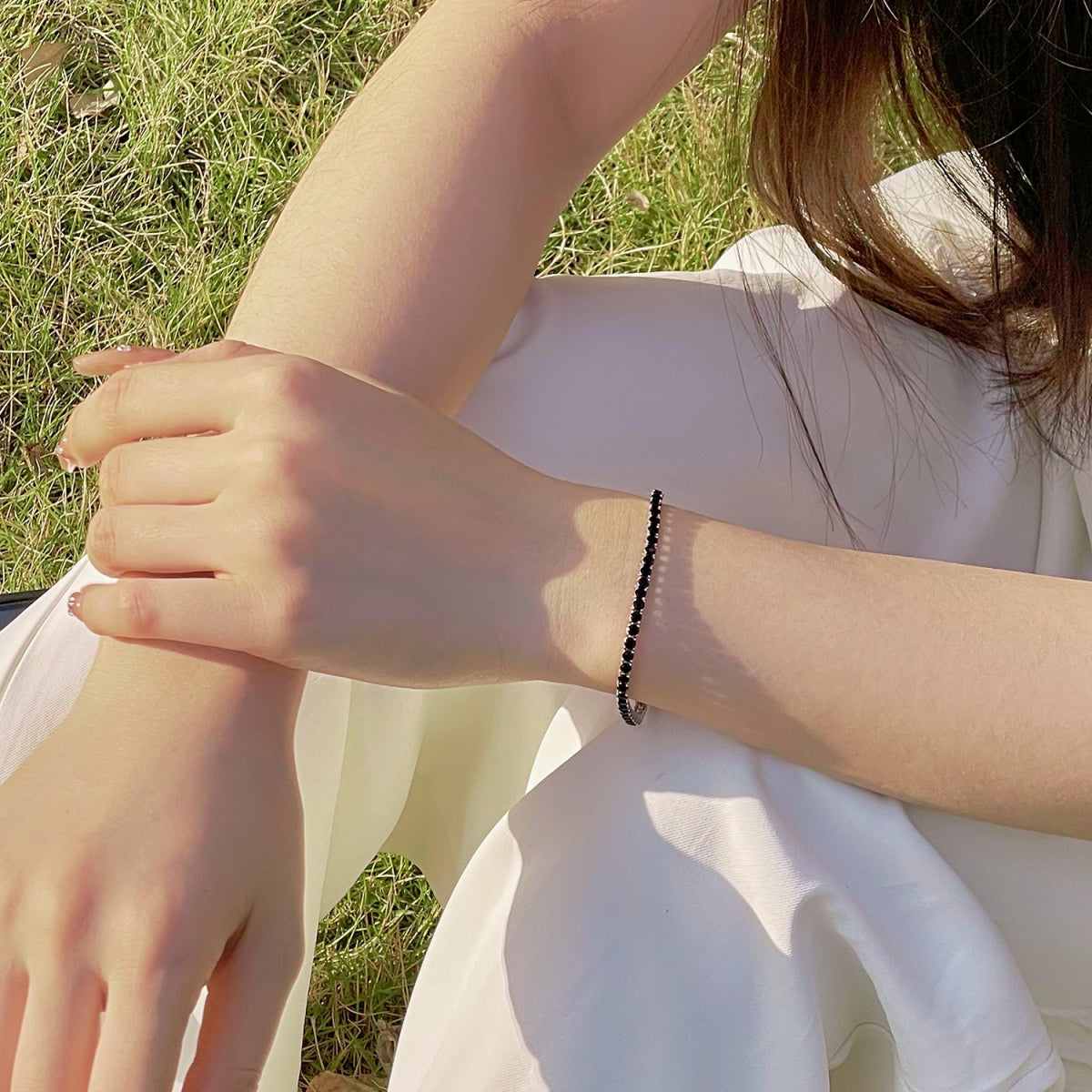 [Windsor Jewelry]Radiant Colorful Round Cut Party Bracelet