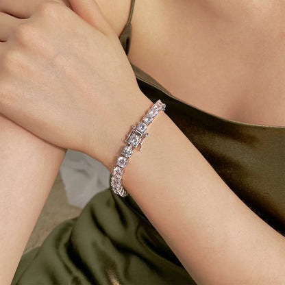 [Windsor Jewelry]0.75 Carat Dazzling Round Cut Wedding Bracelet