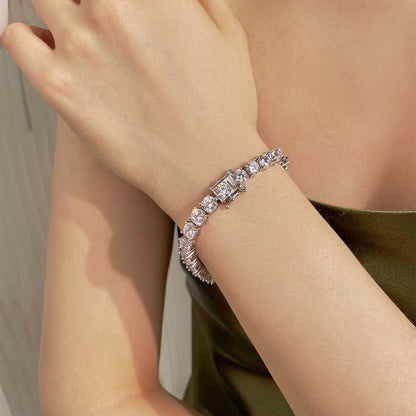 [Windsor Jewelry]0.75 Carat Dazzling Round Cut Wedding Bracelet