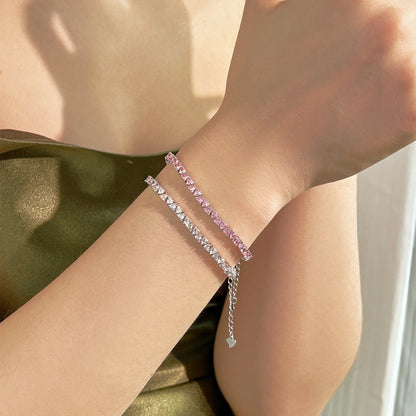 [Windsor Jewelry]Dazzling Romantic Heart Shape Lover Bracelet