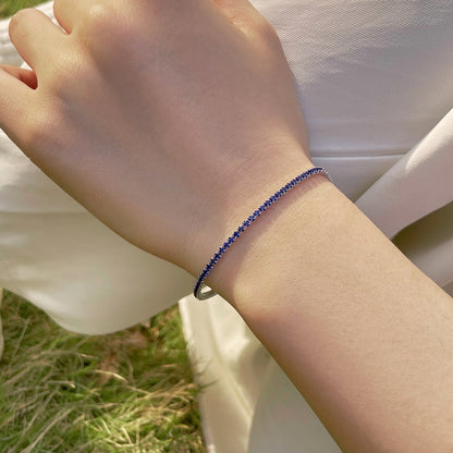 [Windsor Jewelry]Radiant Colorful Round Cut Party Bracelet