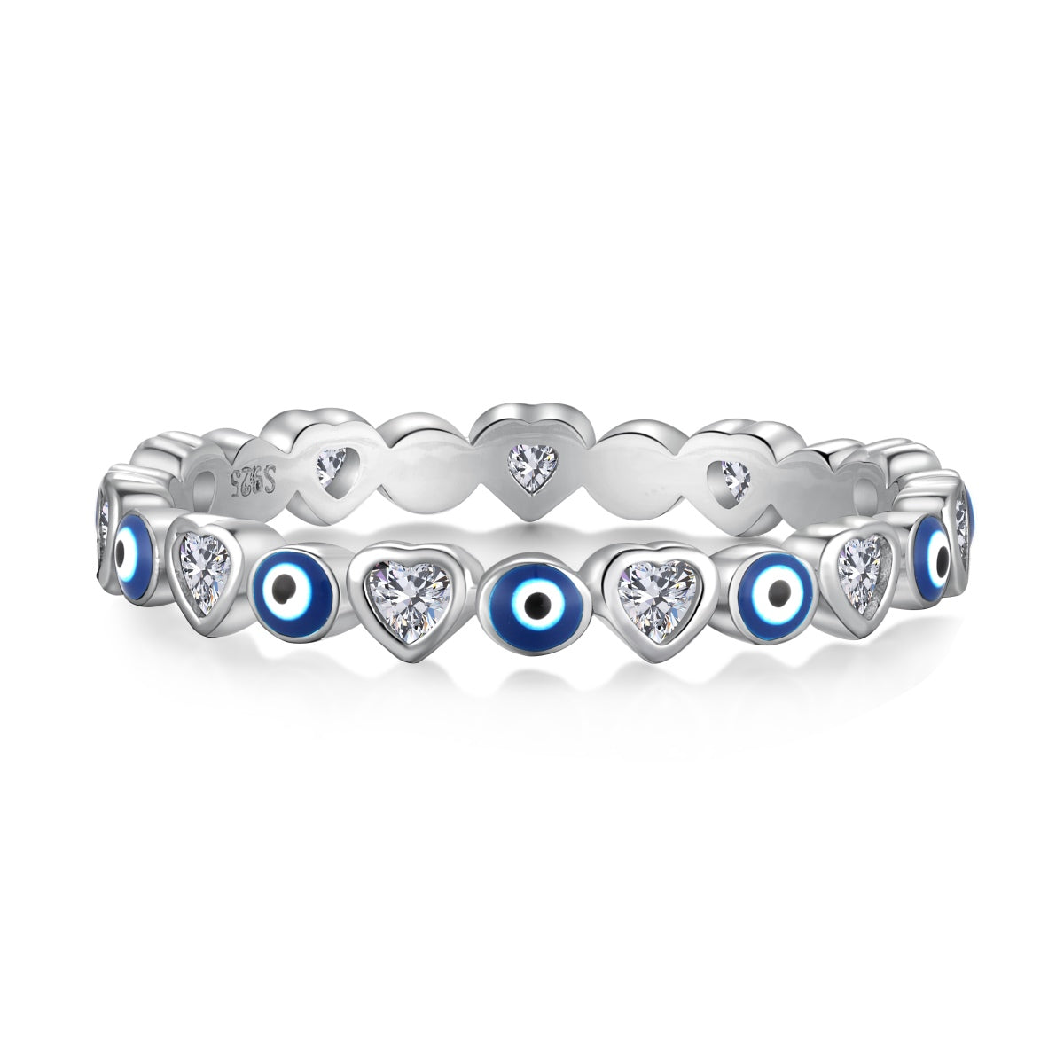 [Windsor Jewelry]Radiant Colorful Round Shape Daily Ring