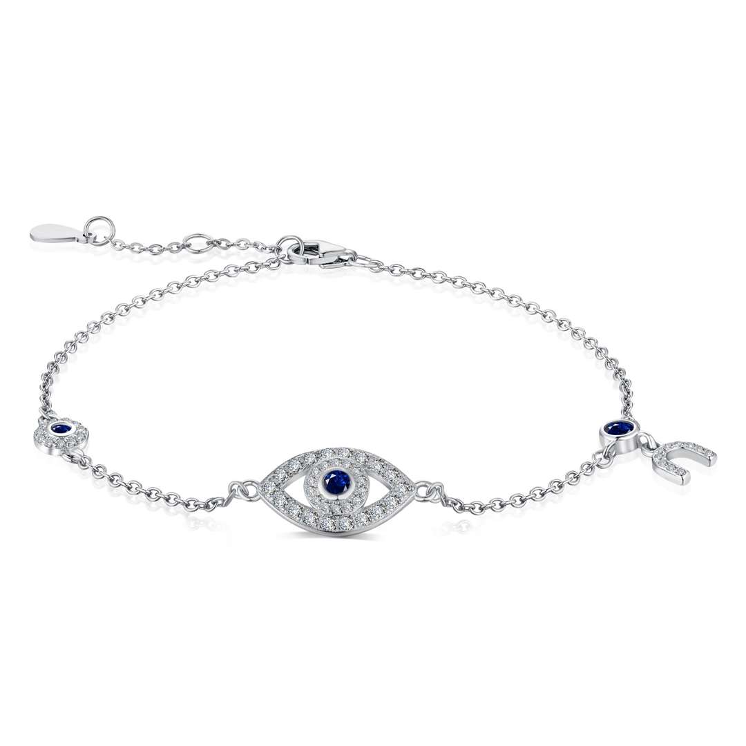 [Windsor Jewelry]Dainty Eye Shape Necklace