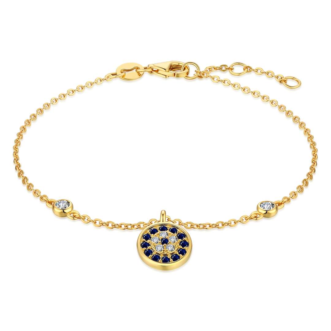 [Windsor Jewelry]Devil's Eye Round Shape Bracelet