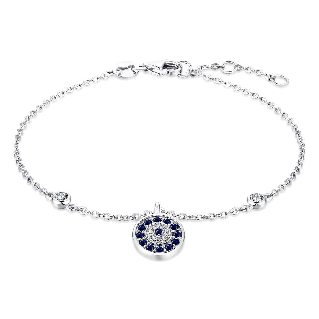 [Windsor Jewelry]Devil's Eye Round Shape Bracelet