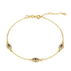 [Tonmkive Jewelry]Evil Eye Shape Pendent Necklace