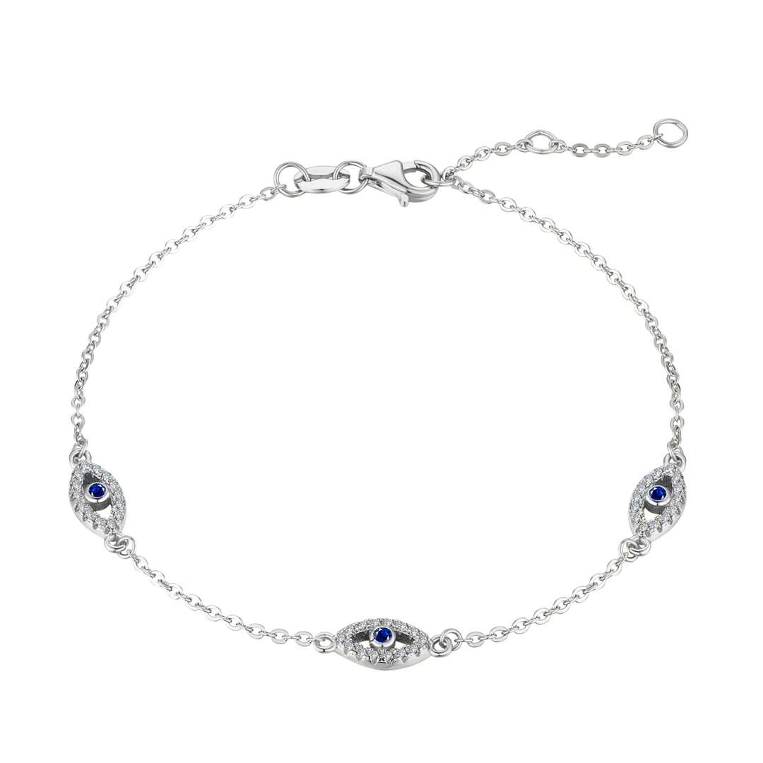 [Windsor Jewelry]Evil Eye Shape Pendent Necklace
