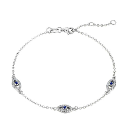 [Windsor Jewelry]Evil Eye Shape Pendent Necklace