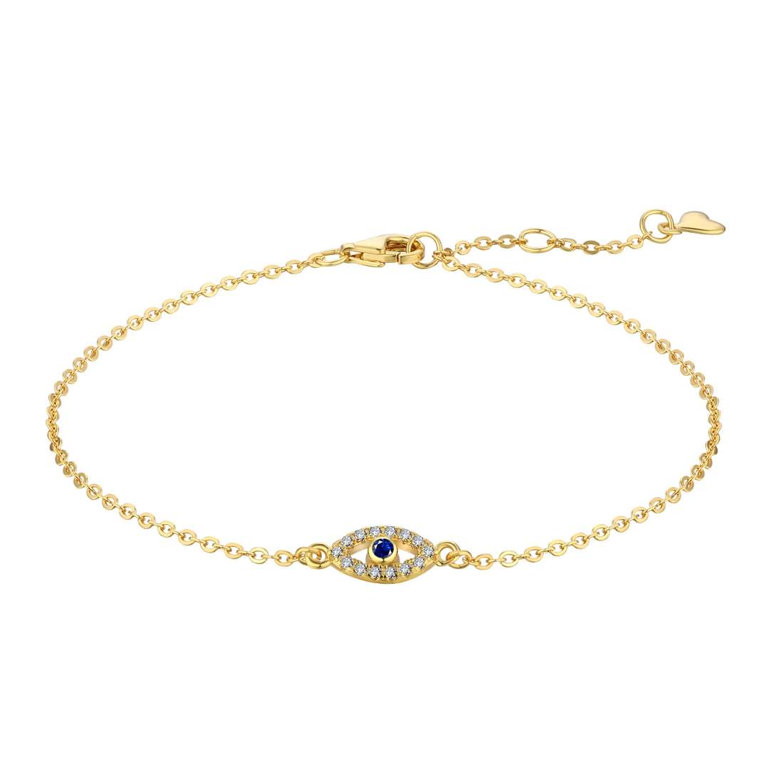 [Windsor Jewelry]Evil Eye Shape Necklace