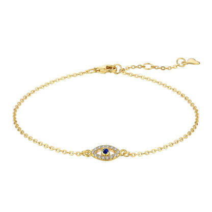 [Windsor Jewelry]Evil Eye Shape Necklace