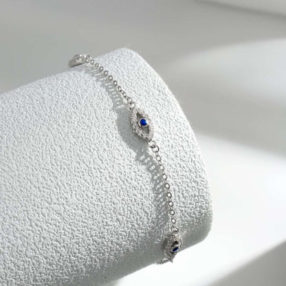 [Windsor Jewelry]Evil Eye Shape Pendent Necklace