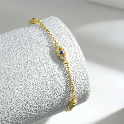 [Windsor Jewelry]Evil Eye Shape Pendent Necklace