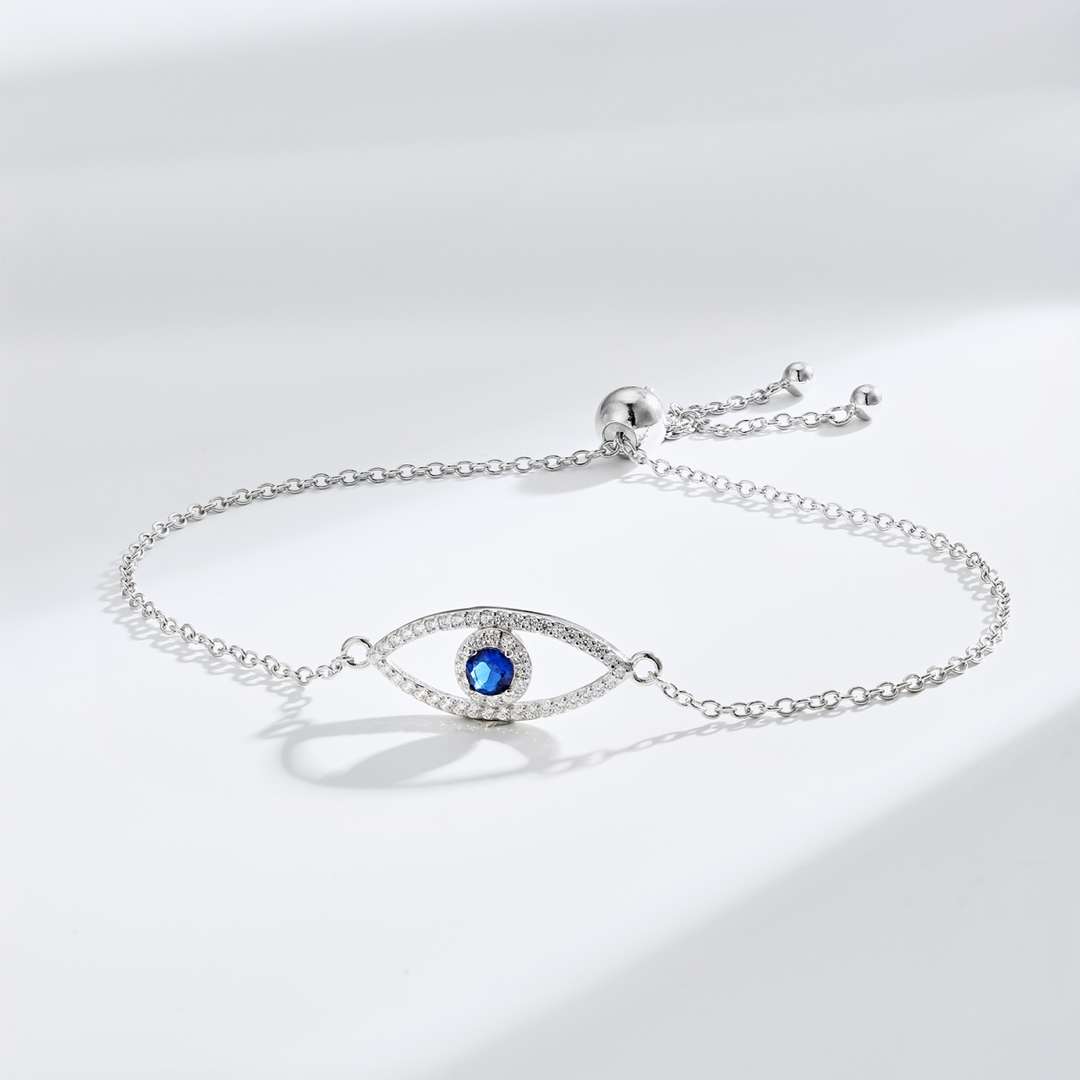 [Windsor Jewelry]Devil's Eye Hollow Design Bracelet