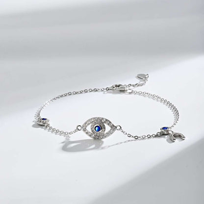 [Windsor Jewelry]Dainty Eye Shape Necklace