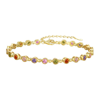 [Windsor Jewelry]Sparkling Exquisite Round Cut Party Bracelet