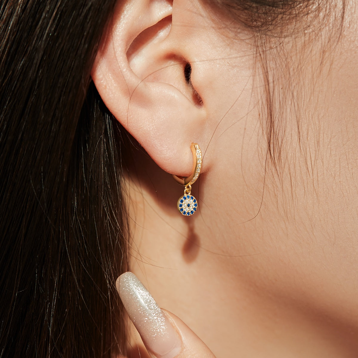 [Windsor Jewelry]Unique Devil Eye Earrings